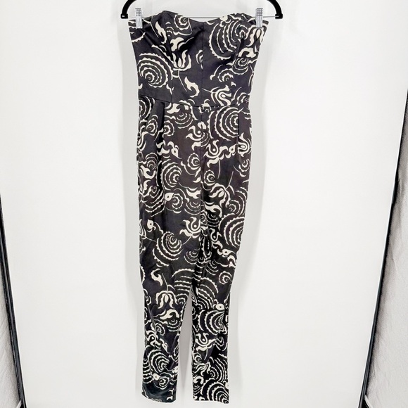 RACHEL Rachel Roy Black and White Patterned Jumpsuit - Picture 1 of 5